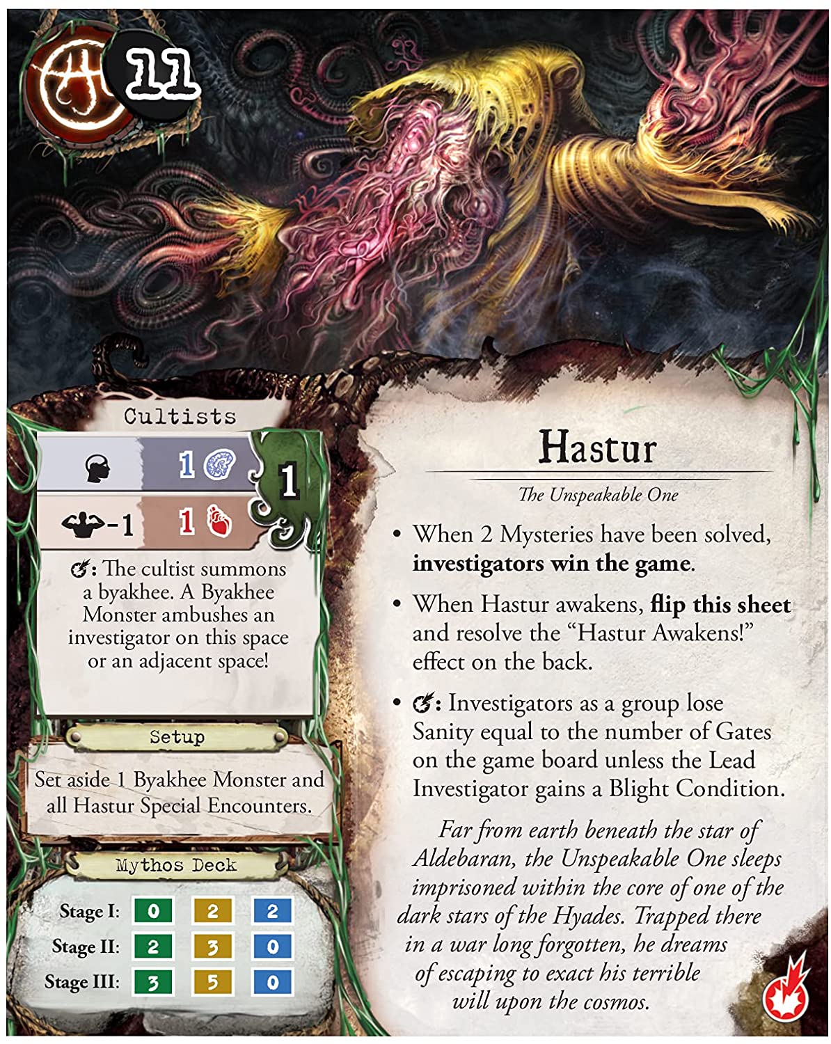 Eldritch Horror : Signs of Carcosa Expansion